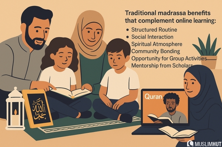 family learning quran online together