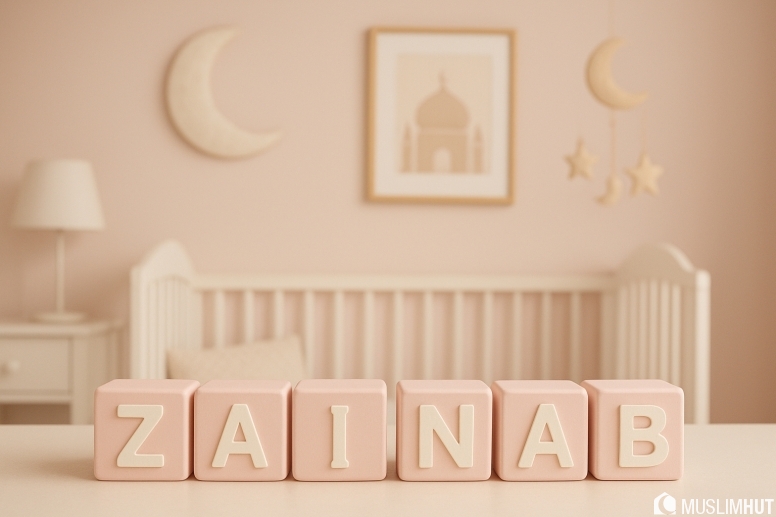 pastel nursery with name blocks