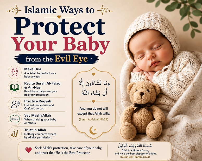Islamic Ways To Protect Your Baby From The Evil Eye