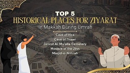 Top 5 Historical Places for Ziyarat in Makkah During Umrah